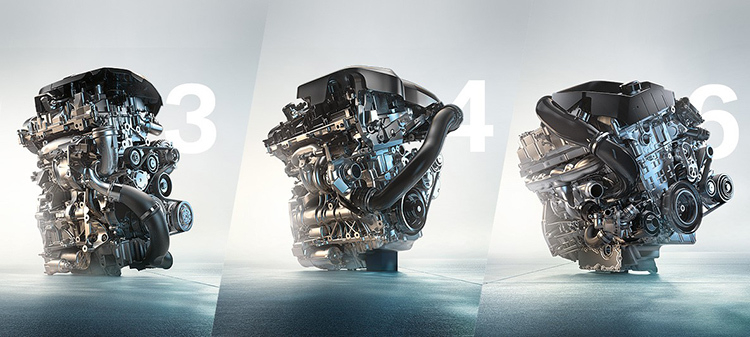 Động cơ ba, bốn và sáu xi-lanh của BMW ứng dụng công nghệ TwinPower Turbo.