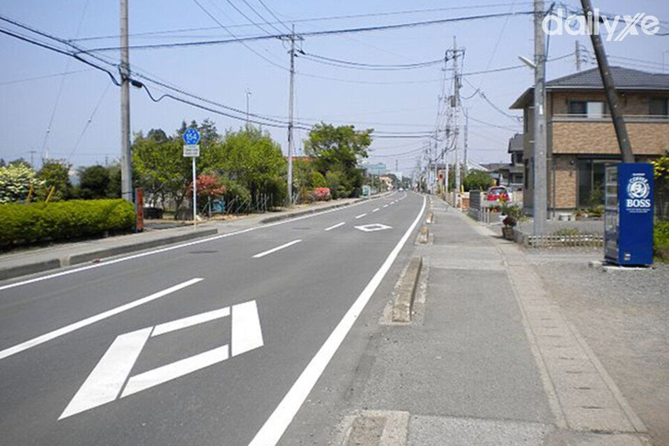 Vạch kẻ đường hình con thoi