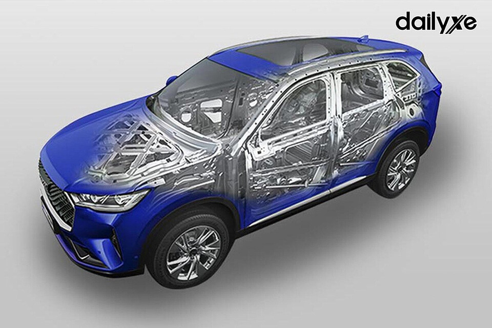 Khung xe được thiết kế vô cùng chắc chắn