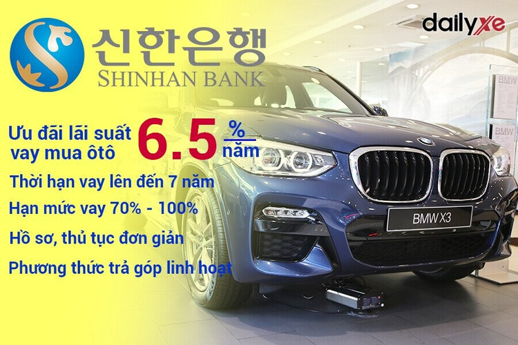 Lợi Ích Khi Vay Mua Xe Trả Góp Ngân Hàng Shinhan