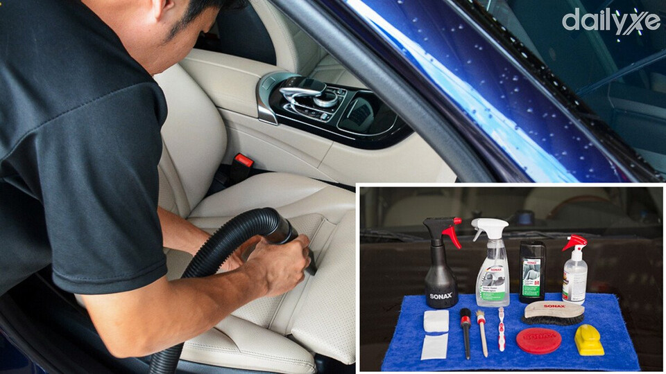 Chuẩn bị đầy đủ dụng cụ cần thiết khi vệ sinh ghế ô tô