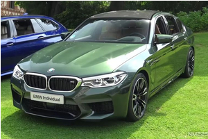 [VIDEO] Chiêm ngưỡng BMW M5 khoác bộ cánh British Green Hue từ BMW Individual