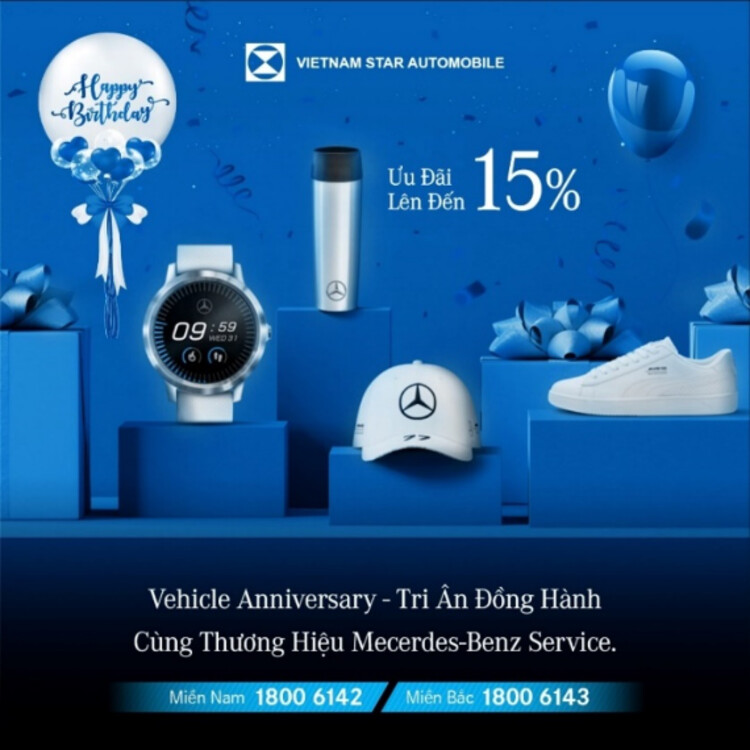 Vietnam Star lần đầu tiên mang đến chương trình tri ân mừng sinh nhật xe Mercedes-Benz vietnam star lan dau tien mang den chuong trinh tri an mung sinh nhat xe mercedes-benz