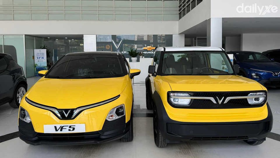 Khu vực trưng bày xe của đại lý VinFast Lạng Sơn