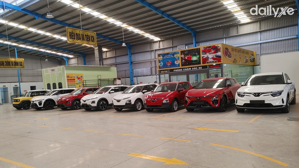 Xưởng dịch vụ sửa chữa quy mô lớn