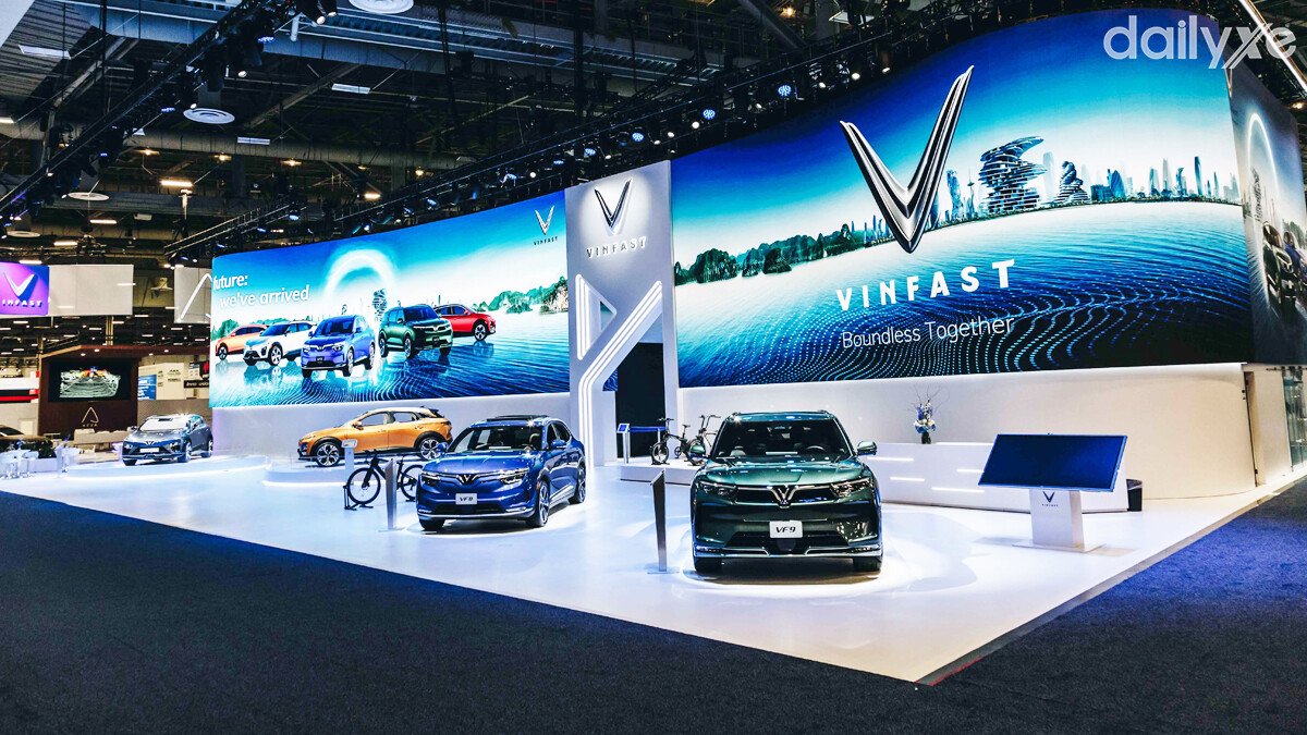 VinFast giới thiệu mẫu xe tại Triển lãm xe hơi