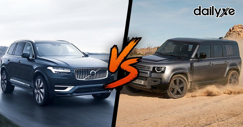So sánh Volvo XC90 và Land Rover Defender: Thông số kỹ thuật chi tiết