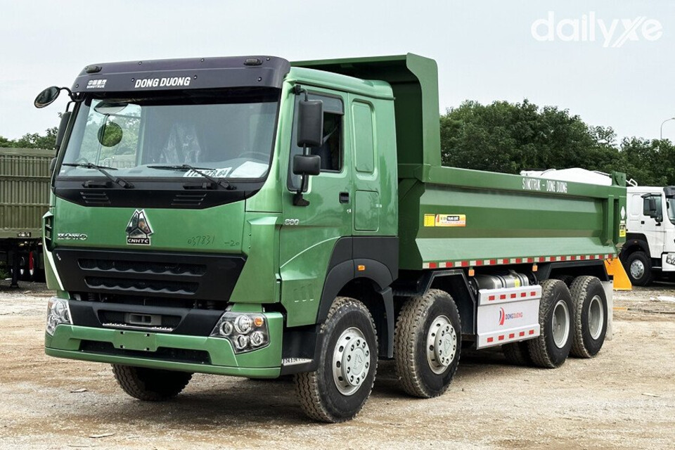 Xe Tải Ben Howo sở hữu vẻ ngoài mạnh mẽ