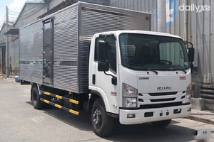 Xe Tải Isuzu NQR75ME4 4.9 Tấn Thùng Kín Bửng Nâng Xe Tải Isuzu NQR75ME4 4.9 Tấn Thùng Kín Bửng Nâng