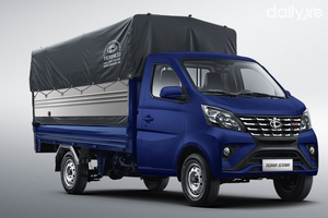 Xe Tải Teraco Tera Star 990KG Thùng Bạc Lửng Mở Bửng