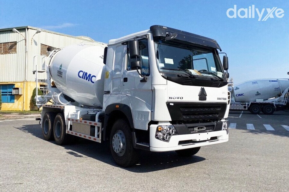 Dòng Xe Trộn Bê Tông Howo xuất xứ từ thương hiệu tập đoàn SINOTRUK - CNHTC