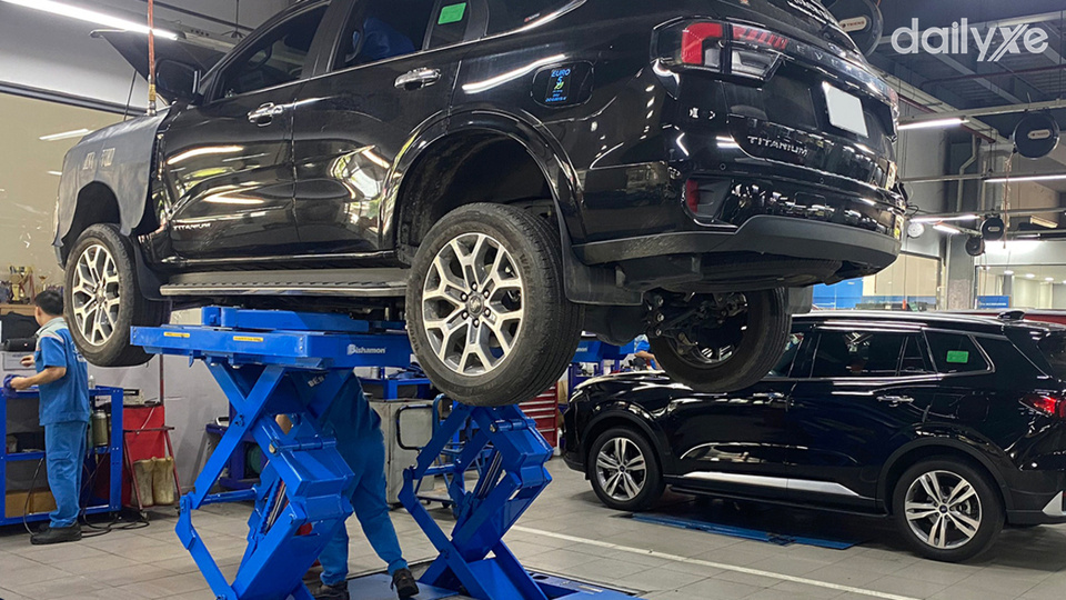 Xưởng dịch vụ của đại lý Ford Ninh Thuận