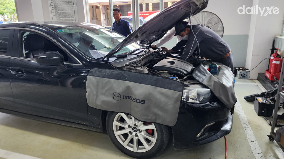 Khu vực bảo dưỡng tại Mazda Phan Thiết