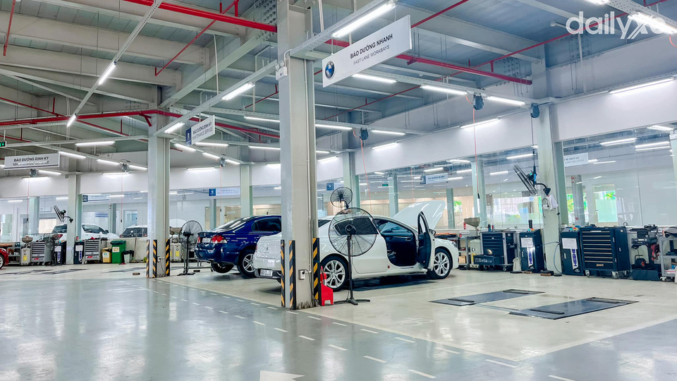 Xưởng dịch vụ của đại lý BMW Bắc Ninh
