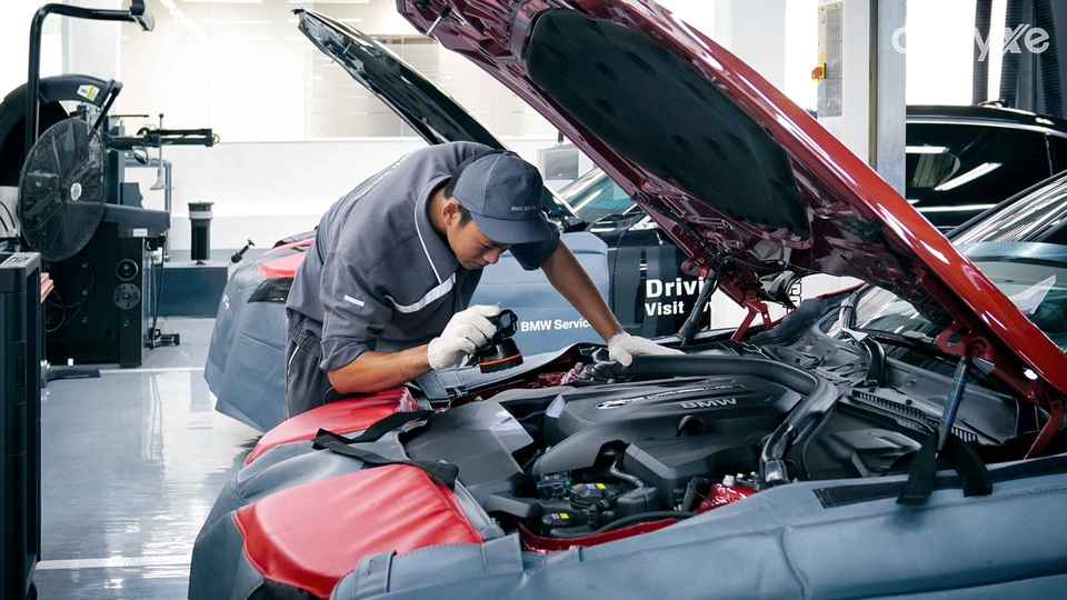 Xưởng dịch vụ tại showroom BMW Đà Nẵng