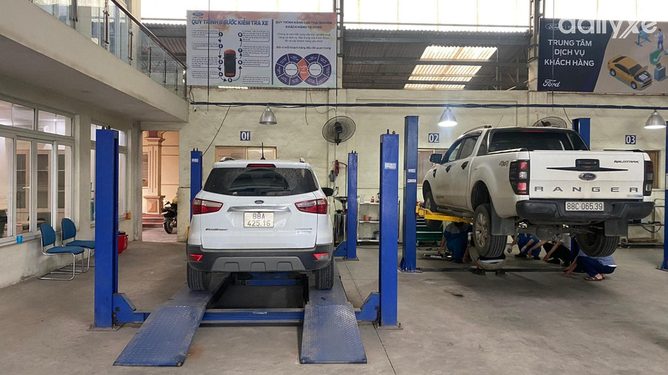Xưởng dịch vụ của đại lý An Đô Ford
