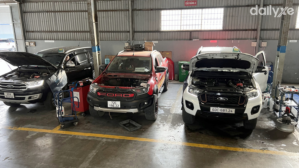 Xưởng dịch vụ của đại lý Ford Bà Rịa