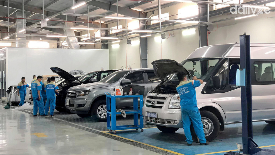 Xưởng dịch vụ của đại lý Ford Đà Lạt