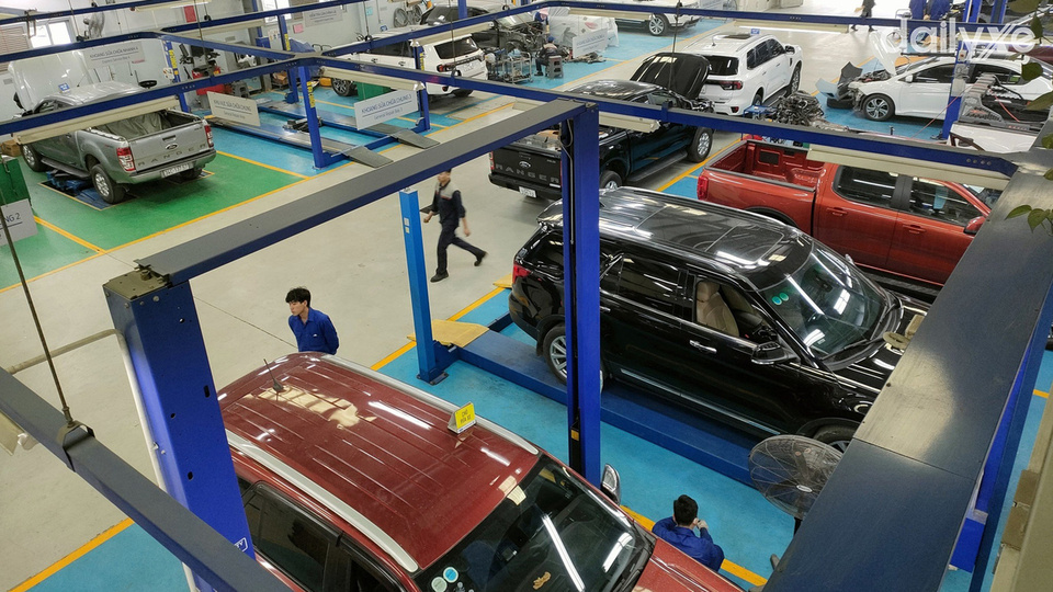 Xưởng dịch vụ của đại lý Hải Dương Ford