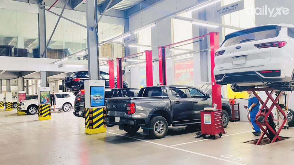 Xưởng dịch vụ của đại lý Ford Hải Phòng