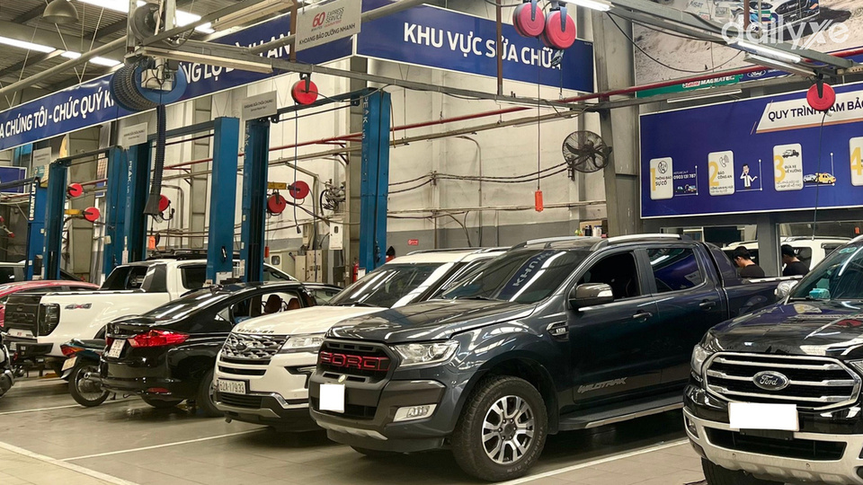Xưởng dịch vụ của đại lý Ford Long An