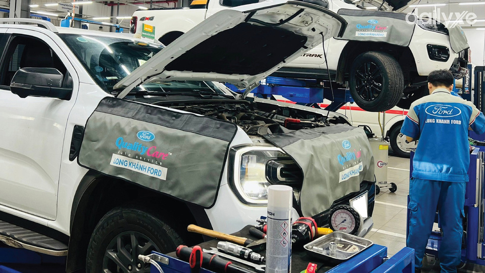 Xưởng dịch vụ của đại lý Ford Long Khánh
