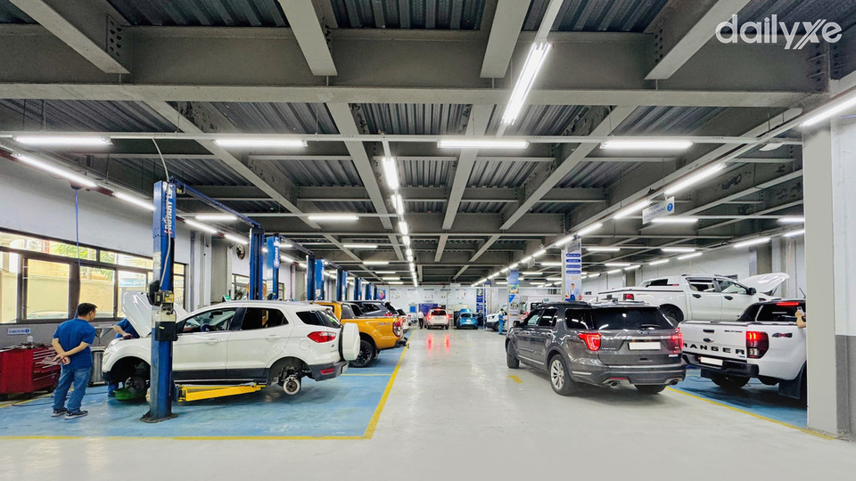 Xưởng dịch vụ của đại lý Ford Miền Bắc
