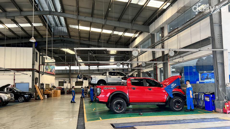 Xưởng dịch vụ của đại lý Ford Tây Ninh