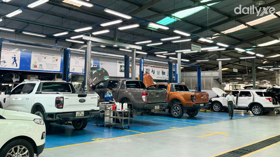 Xưởng dịch vụ của đại lý Ford Thăng Long