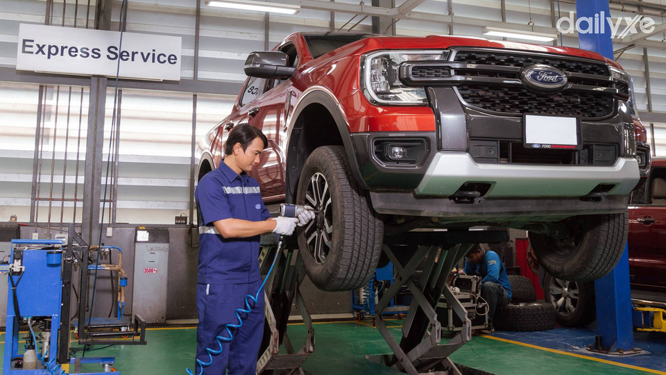 Xưởng dịch vụ của đại lý Ford Thanh Xuân