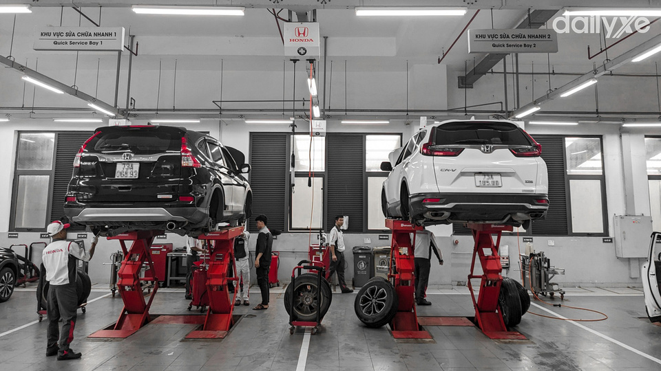 Xưởng dịch vụ tại đại lý Honda Ôtô Quảng Bình - Đồng Hới