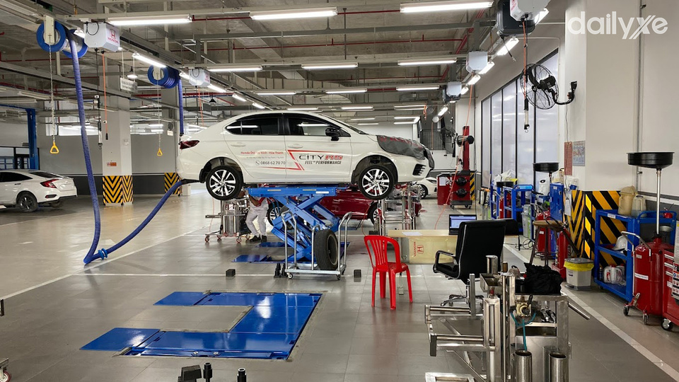 Xưởng dịch vụ của Honda Ô tô Tây Ninh