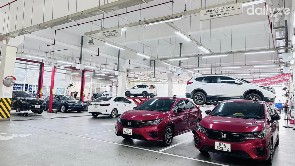 Xưởng dịch của đại lý Honda Ôtô Vĩnh Phúc