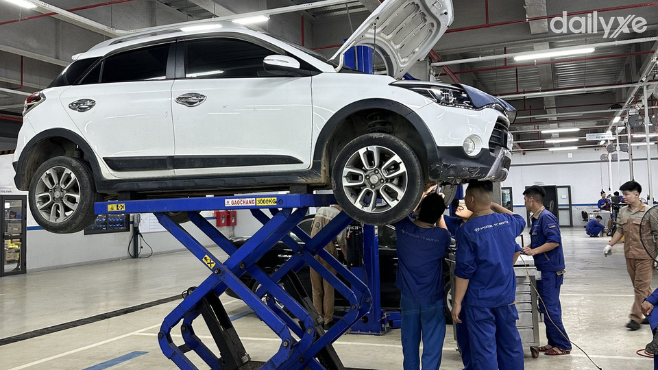 Xưởng dịch vụ của đại lý Hyundai Hòa Bình