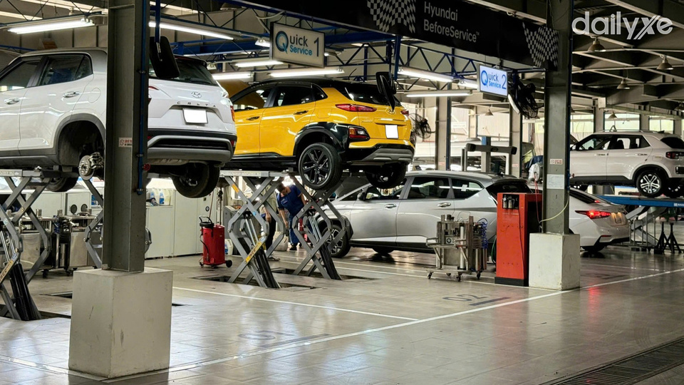 Xưởng dịch vụ của đại lý Hyundai An Giang