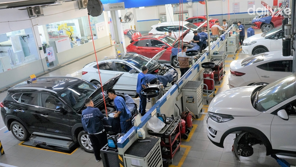 Hyundai sở hữu 96 xưởng dịch vụ cho mảng xe con
