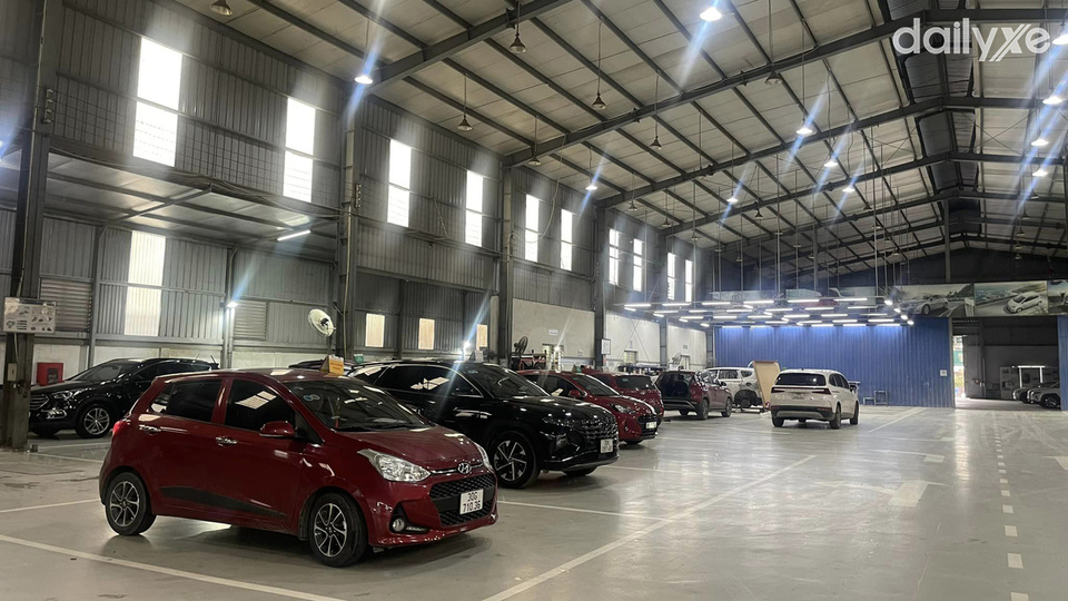 Xưởng dịch vụ của đại lý Hyundai Cầu Diễn