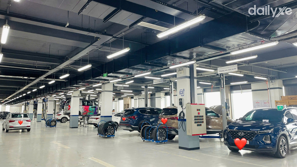 Xưởng dịch vụ của đại lý Hyundai Đông Đô