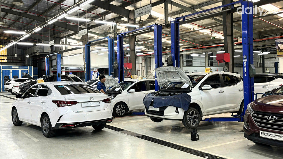 Xưởng dịch vụ của đại lý Hyundai Hải Dương