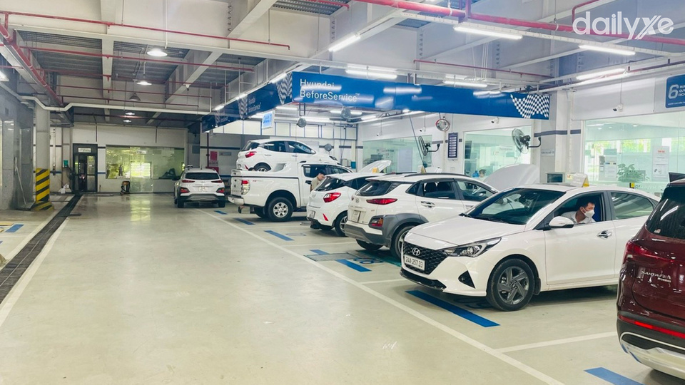 Xưởng dịch vụ của đại lý Hyundai Lào Cai