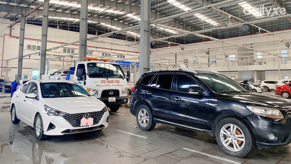 Xưởng dịch vụ của đại lý Hyundai Nam Định