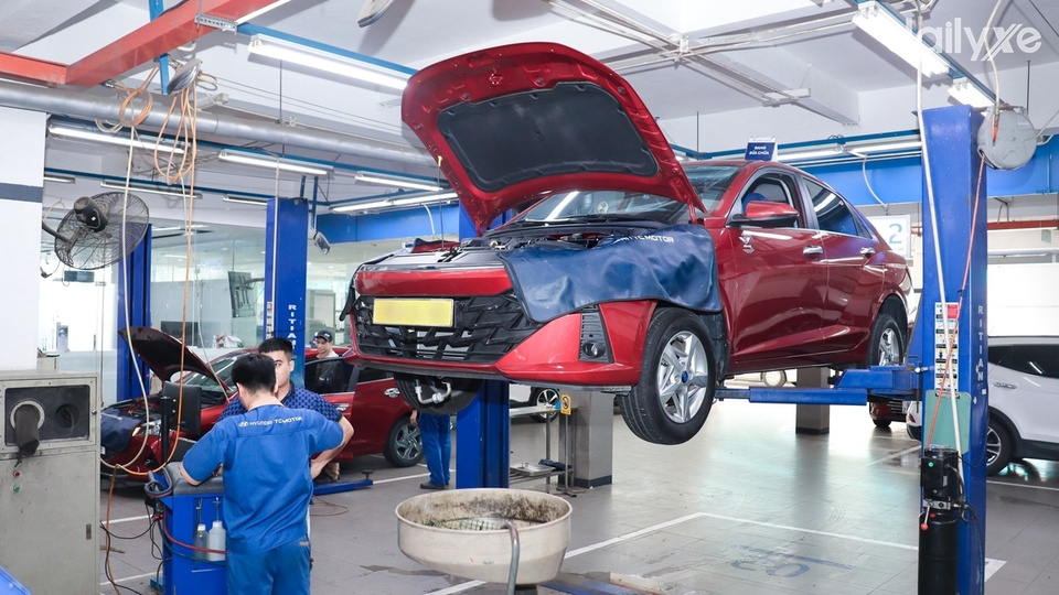 Xưởng dịch vụ của đại lý Hyundai Phạm Hùng