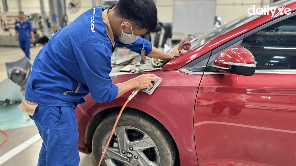 Xưởng dịch vụ của đại lý Hyundai Sóc Trăng