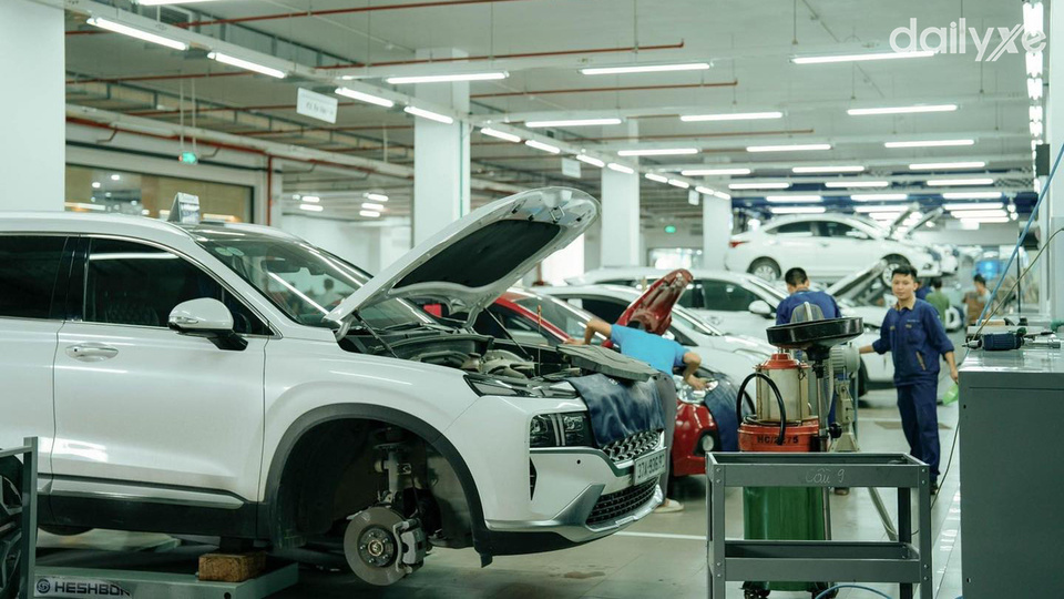 Xưởng dịch vụ của đại lý Hyundai Nghệ An