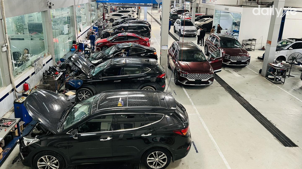 Xưởng dịch vụ của đại lý Hyundai Vũ Phạm Hàm