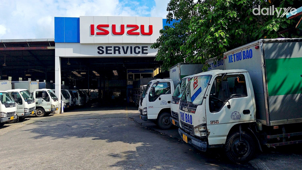 Xưởng dịch vụ của đại lý Isuzu Bắc Quang