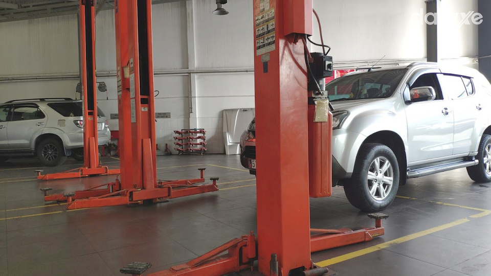 Xưởng dịch vụ của đại lý Isuzu Quận 6