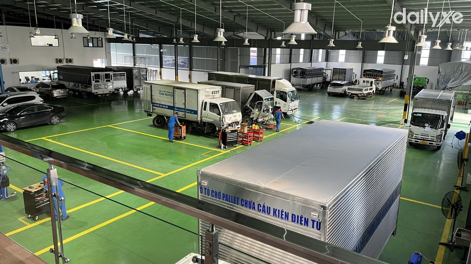 Xưởng dịch vụ của đại lý Isuzu Minh Nhi - Bình Dương