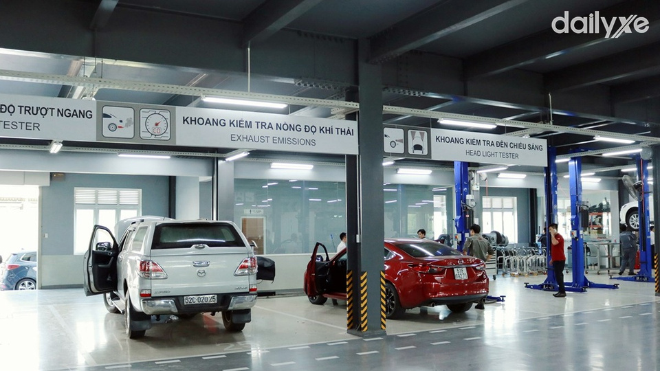 Xưởng dịch vụ Mazda Móng Cái thiết kế rộng rãi với đầy đủ các trang thiết bị tiên tiến