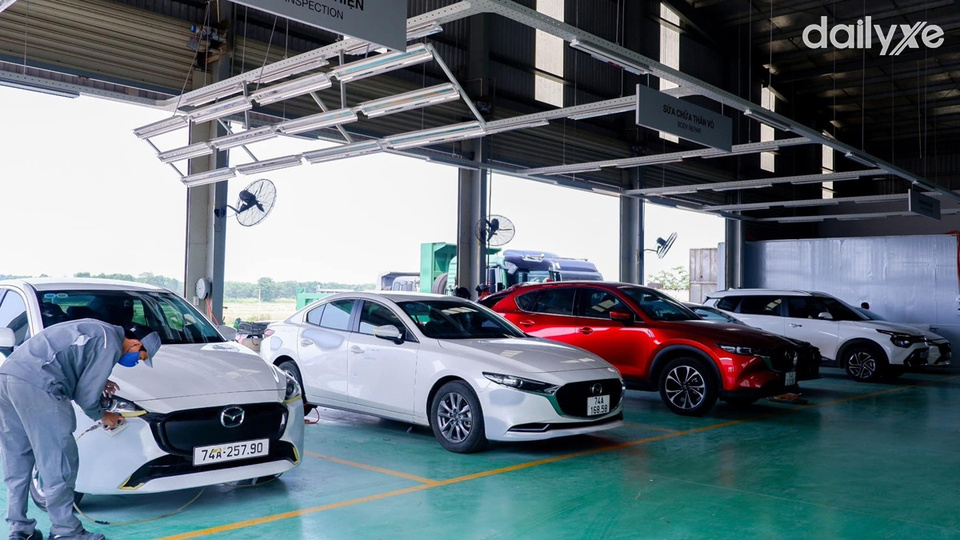 Xưởng dịch vụ Mazda Quảng Trị có quy mô rộng lớn